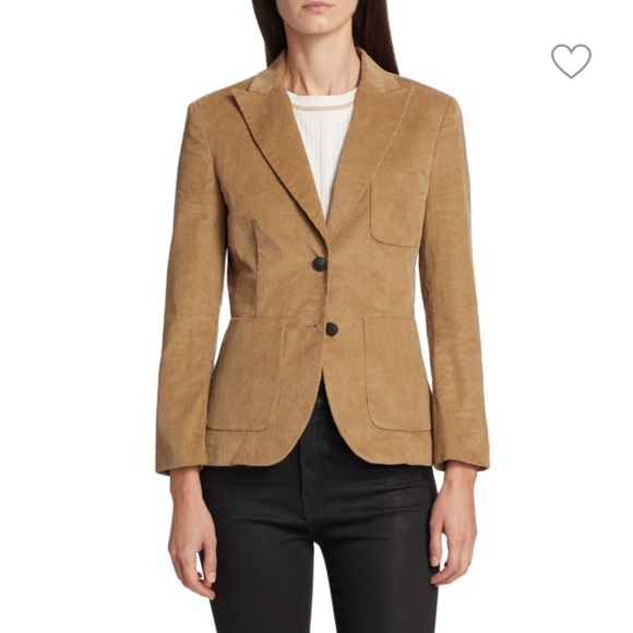 NWOT RAG & BONE Nancy Slim Corduroy Blazer - Picture 4 of 11
